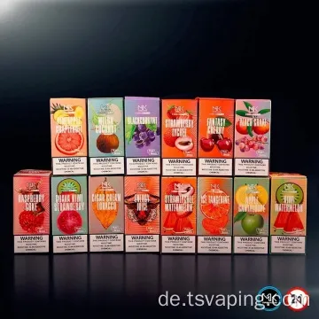 Original Vape 2500 Puffs 15 Geschmacksrichtungen Einweg-E-Zigarette